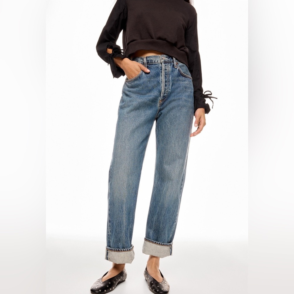 Agolde Fran Low Slung Easy Straight Boyfriend Jeans sz 26